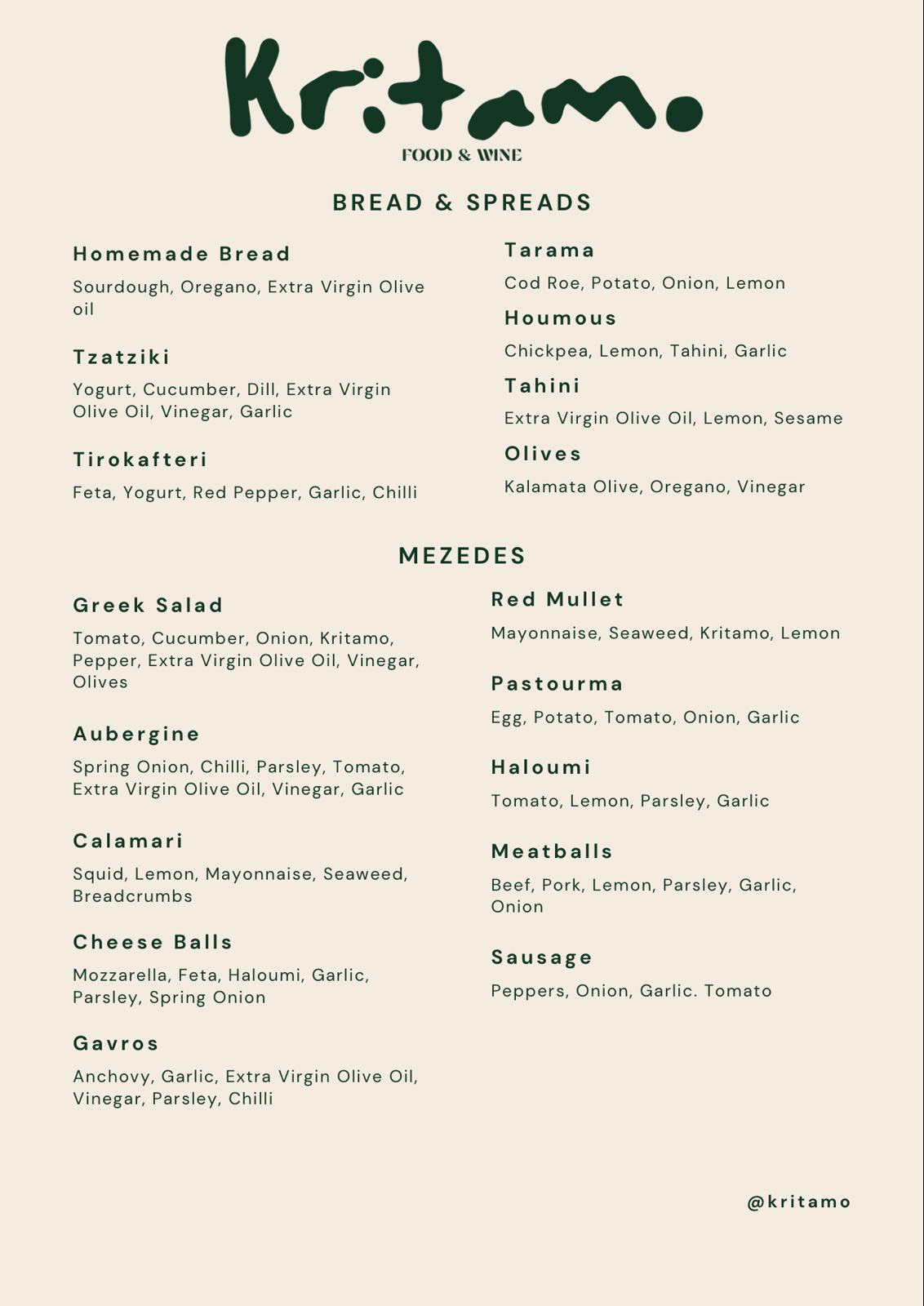 Menu preview page 1